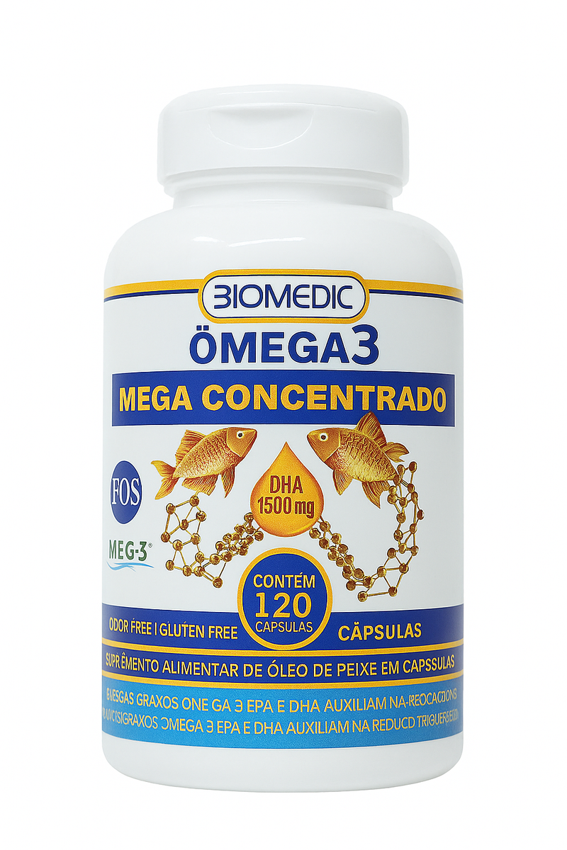 Ômega 3 mega concentrado