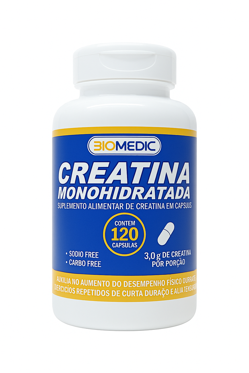 Creatina monohidratada em capsula