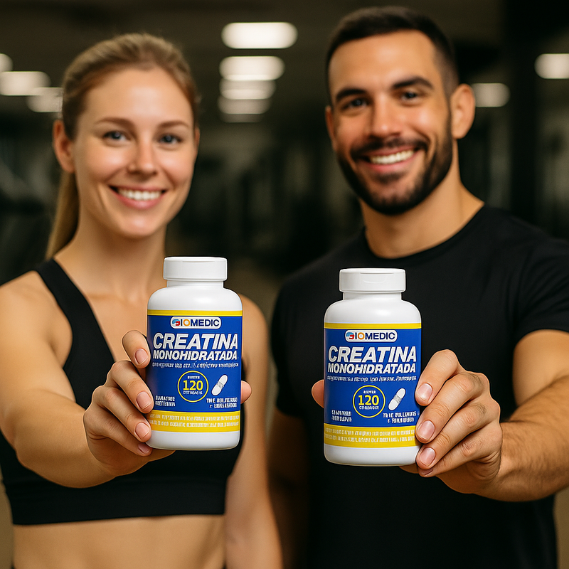 Creatina monohidratada em capsula