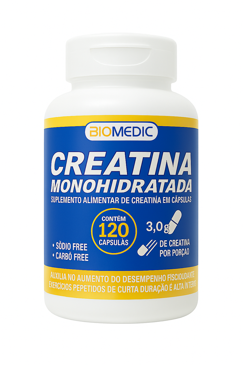 Creatina monohidratada em capsula